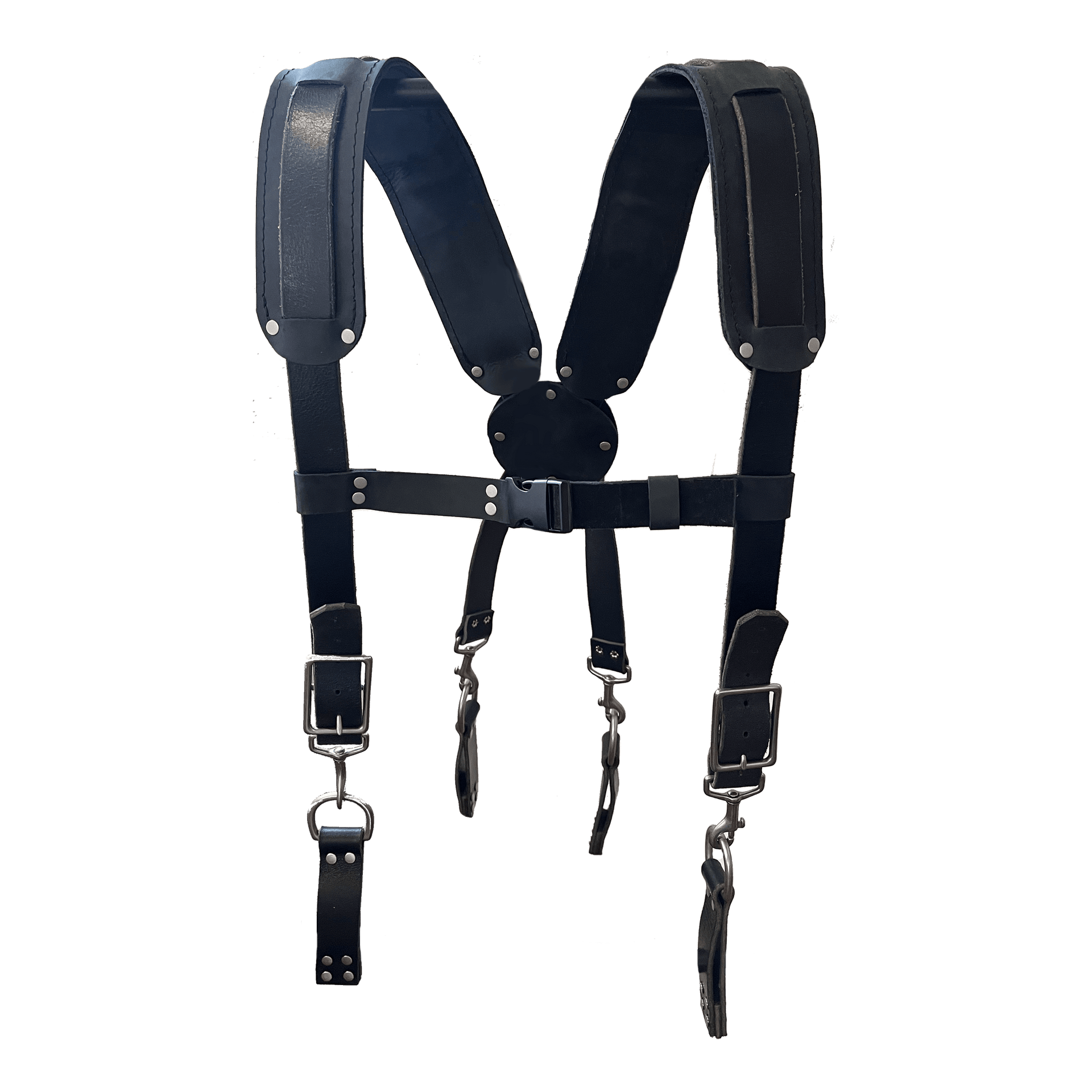 Harness with Shoulder Pads – The Durham Leatherworker